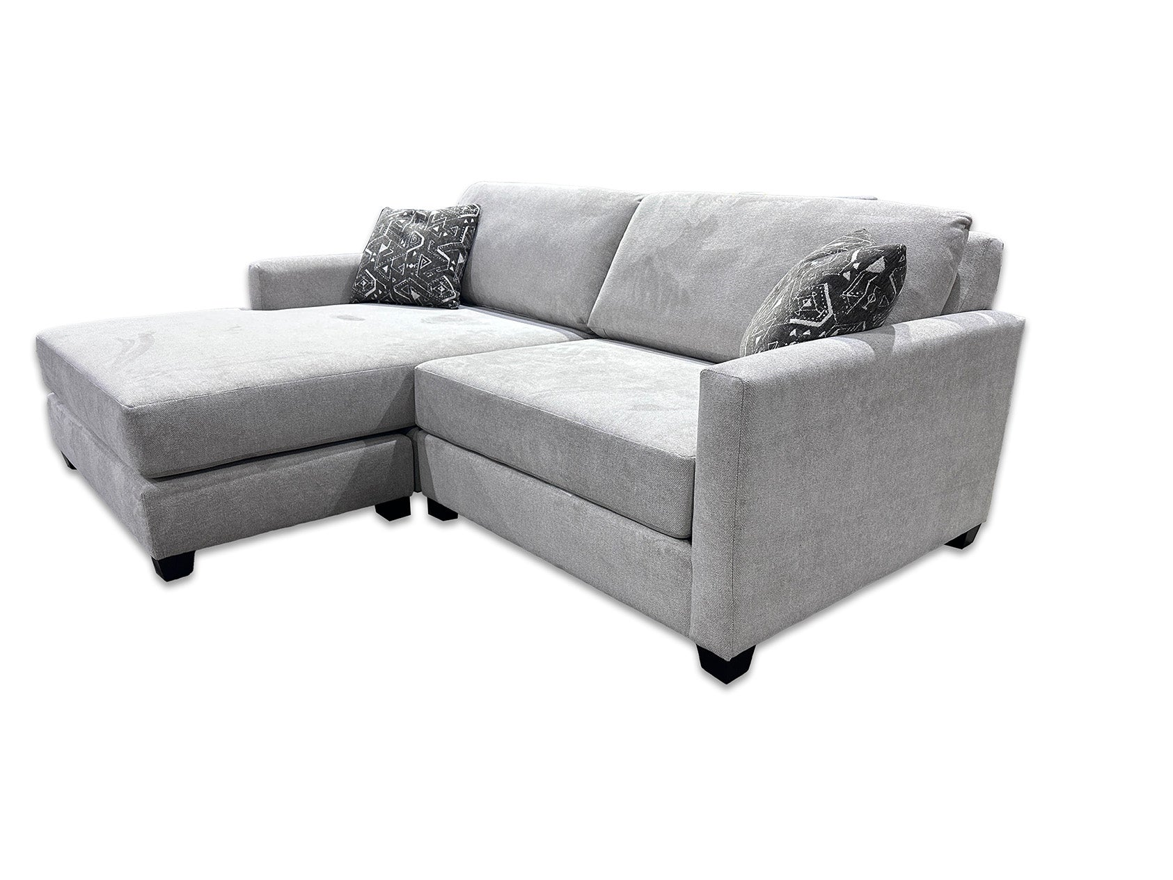 City 2 Piece Sectional w/ Reversible Chaise - Fabric - Custom