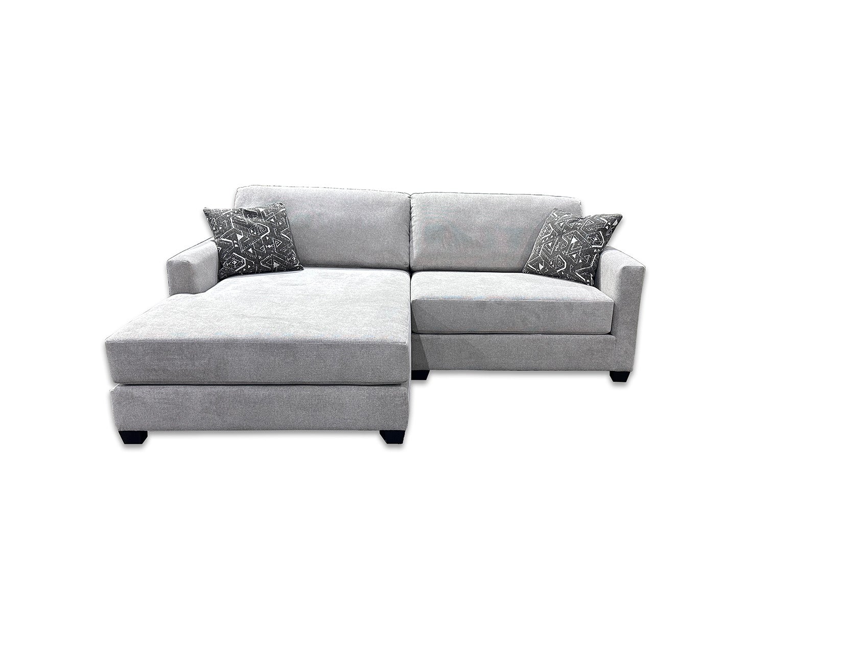City 2 Piece Sectional w/ Reversible Chaise - Fabric - Custom