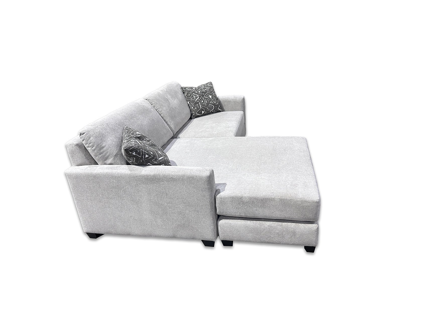 City 2 Piece Sectional w/ Reversible Chaise - Fabric - Custom