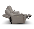 Cobalt Loveseat w/ Console - Triple Power - Elephant Grey Fabric