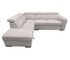 Nelly 2 Piece Sectional w/ Pull-Out Sleeper - Cream Fabric