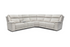 Cruise 6 Piece Sectional - Triple Power - Dove Fabric