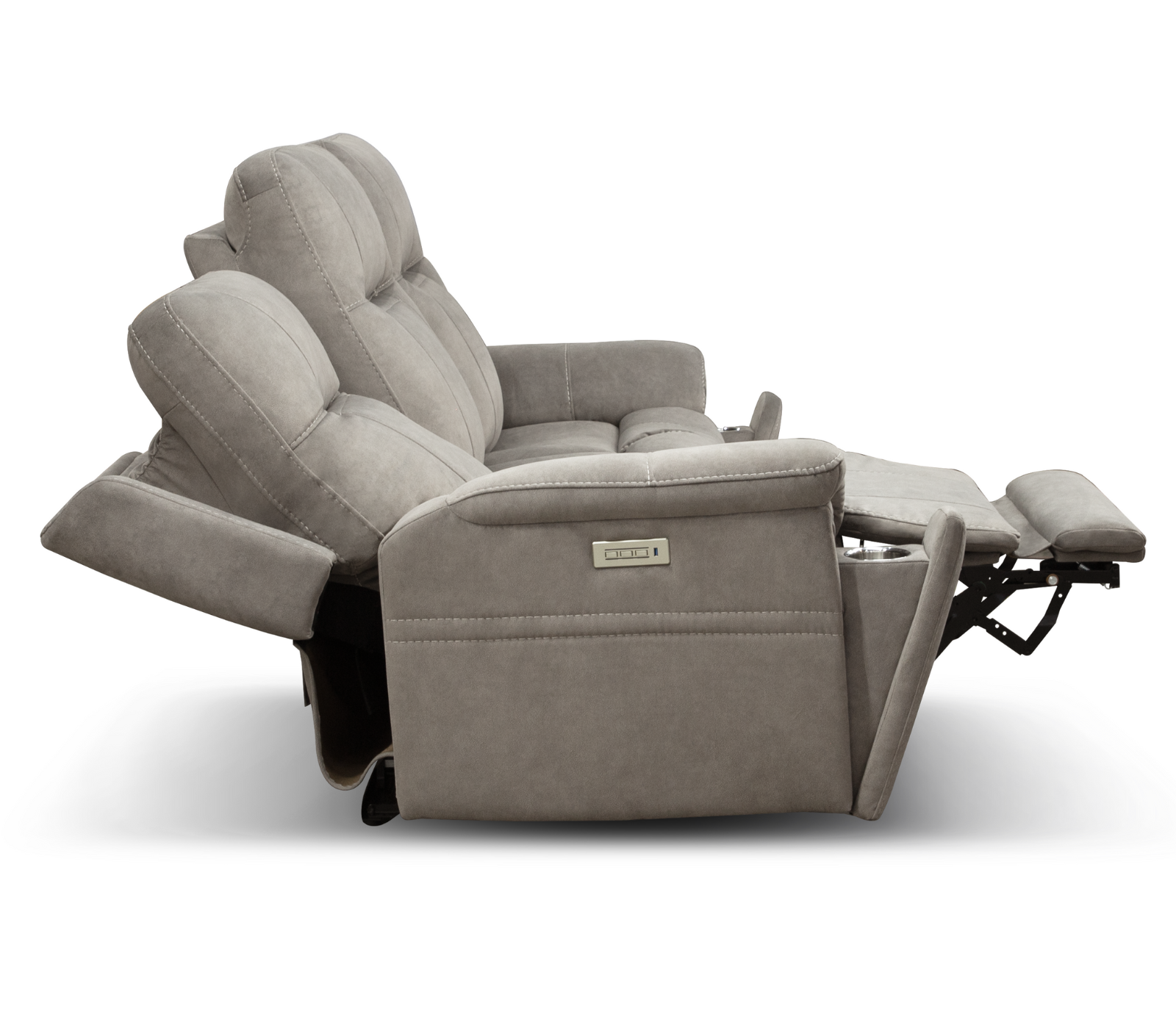 Cobalt Sofa - Triple Power - Elephant Grey Fabric