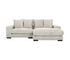 Cuddle 2 Piece Sectional w/ Reversible Chaise - Mink Taupe Fabric