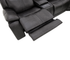 Decibel 6 Piece Sectional - Home Theatre Immersive - Charcoal Leather