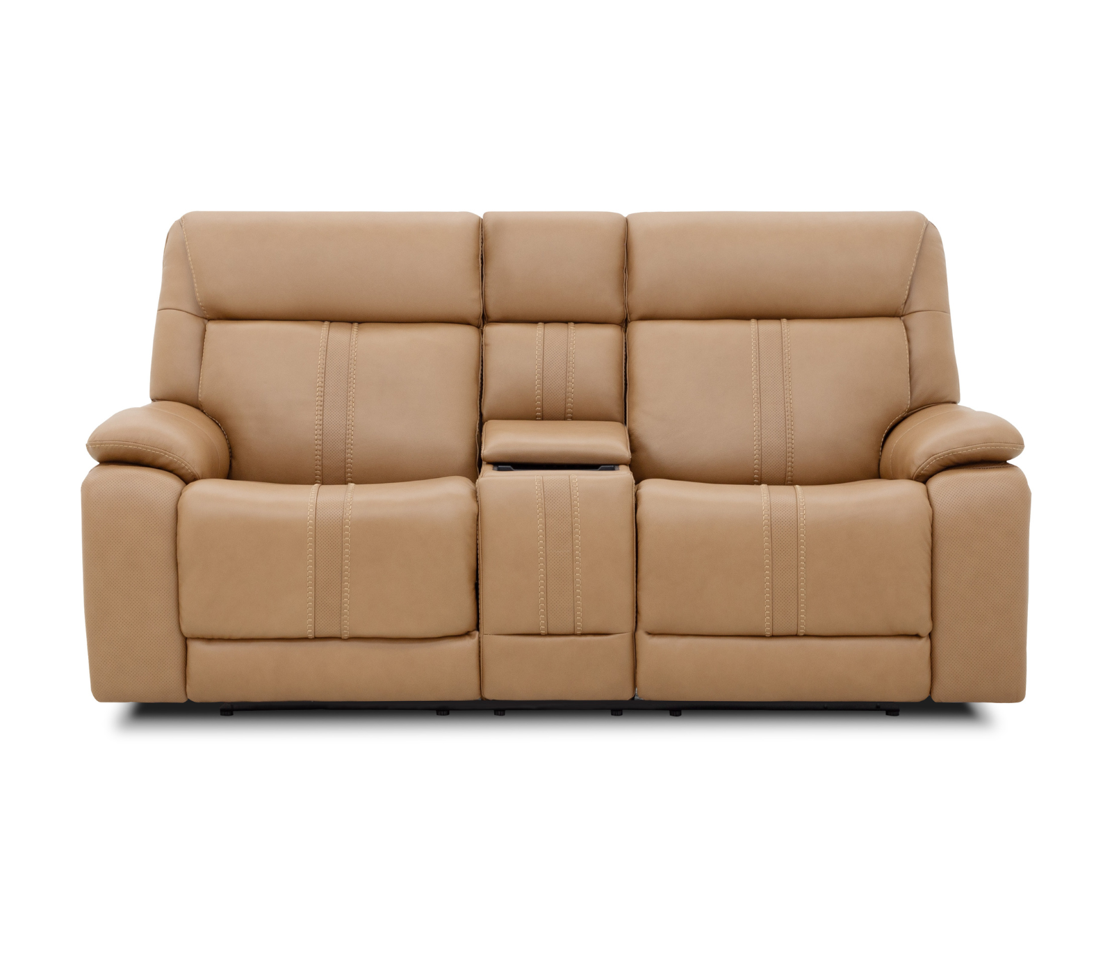 Decibel Loveseat W/ Console - Home Theatre Immersive - Butternut Leather