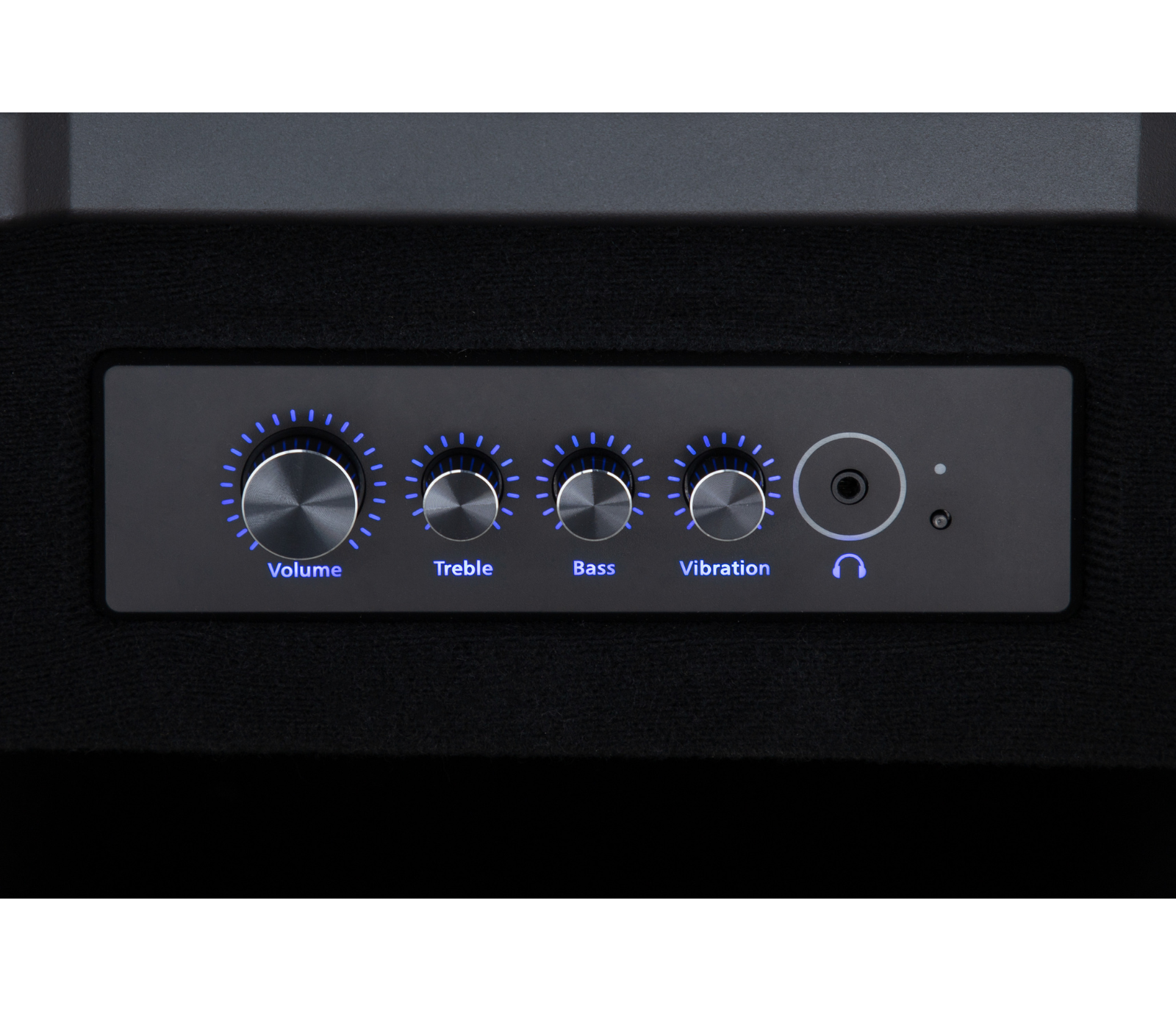 Decibel Loveseat W/ Console - Home Theatre Immersive - Charcoal Leather