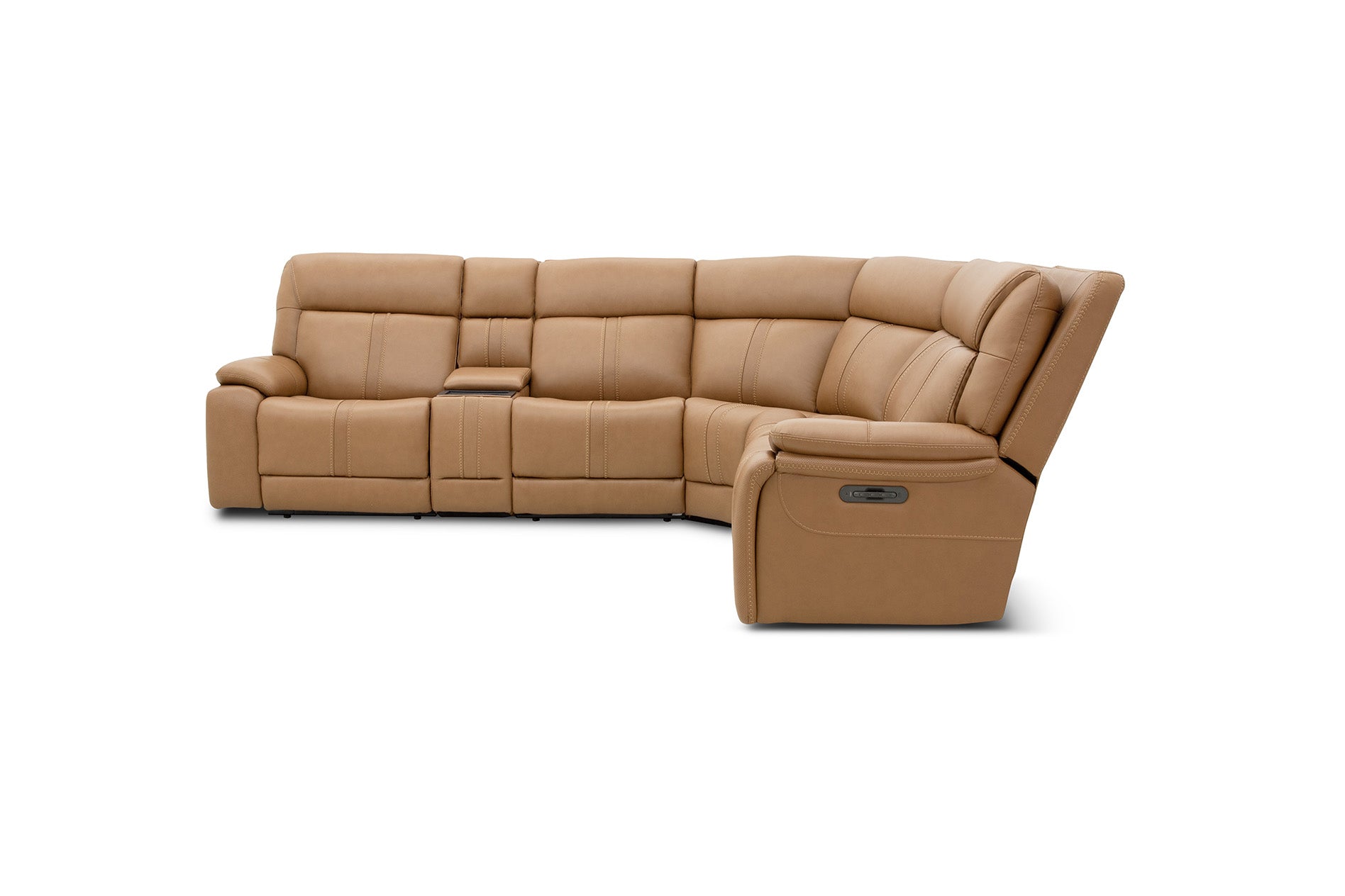 Decibel 6 Piece Sectional - Home Theatre Immersive - Butternut Leather