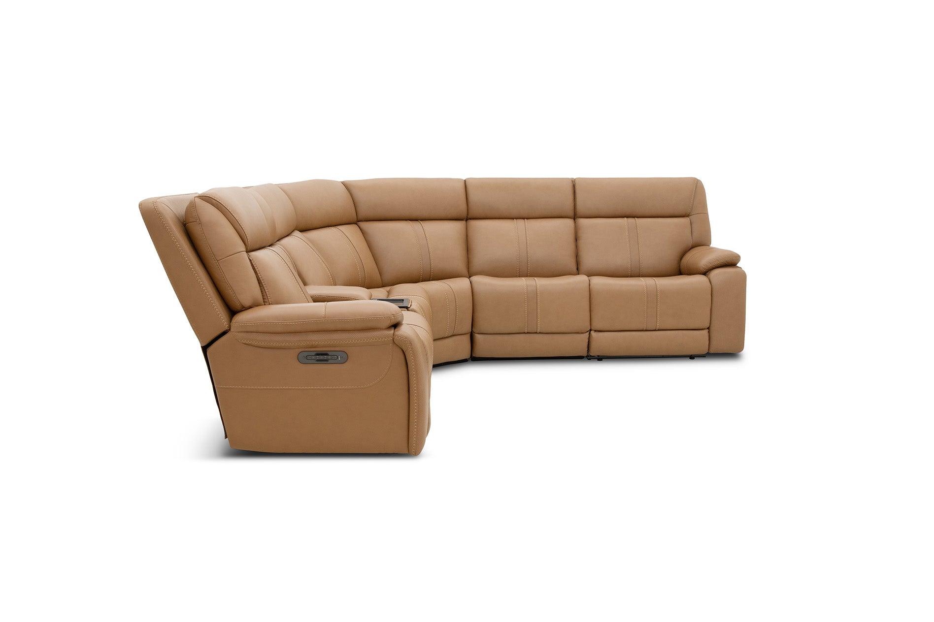 Decibel 6 Piece Sectional - Home Theatre Immersive - Butternut Leather