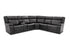 Decibel 6 Piece Sectional - Home Theatre Immersive - Charcoal Leather