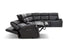 Decibel 6 Piece Sectional - Home Theatre Immersive - Charcoal Leather