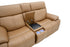 Decibel Loveseat W/ Console - Home Theatre Immersive - Butternut Leather