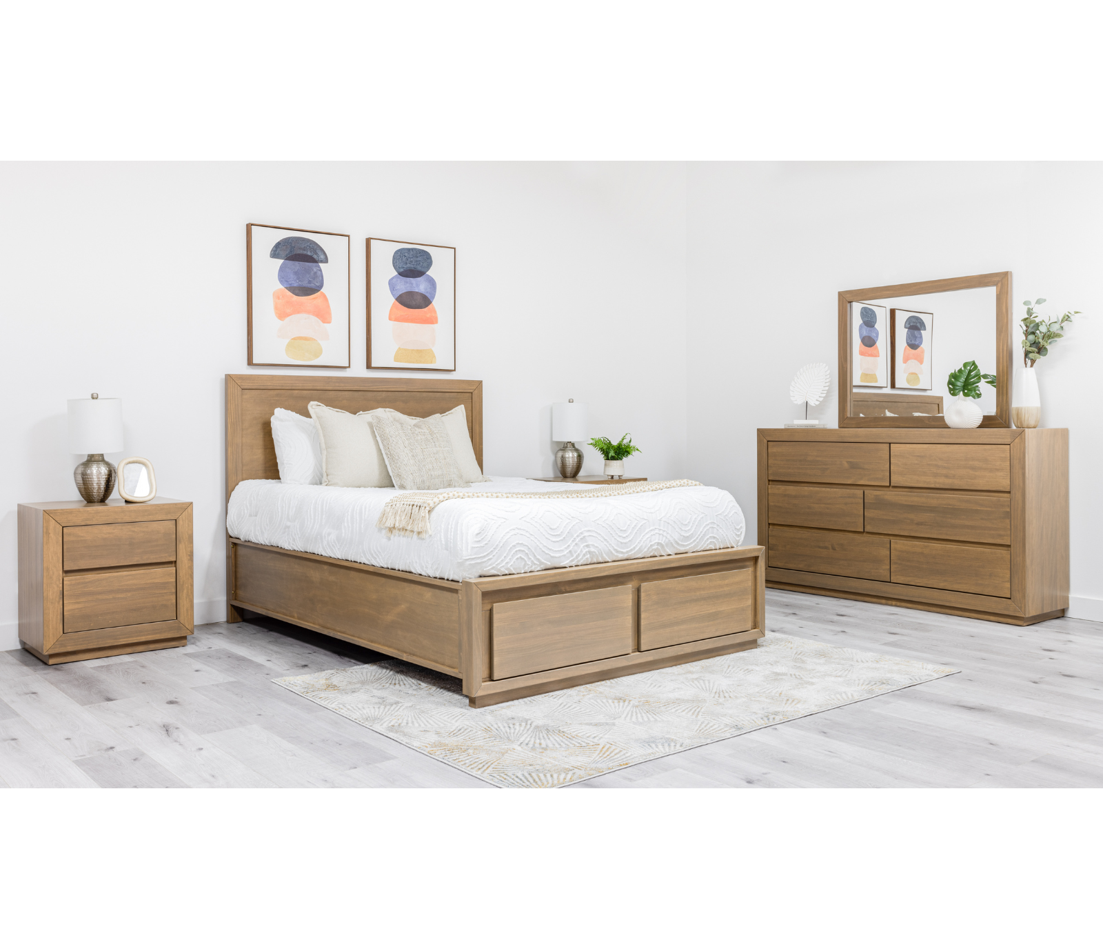 Wren Panel Storage Bed - Souffle - Custom
