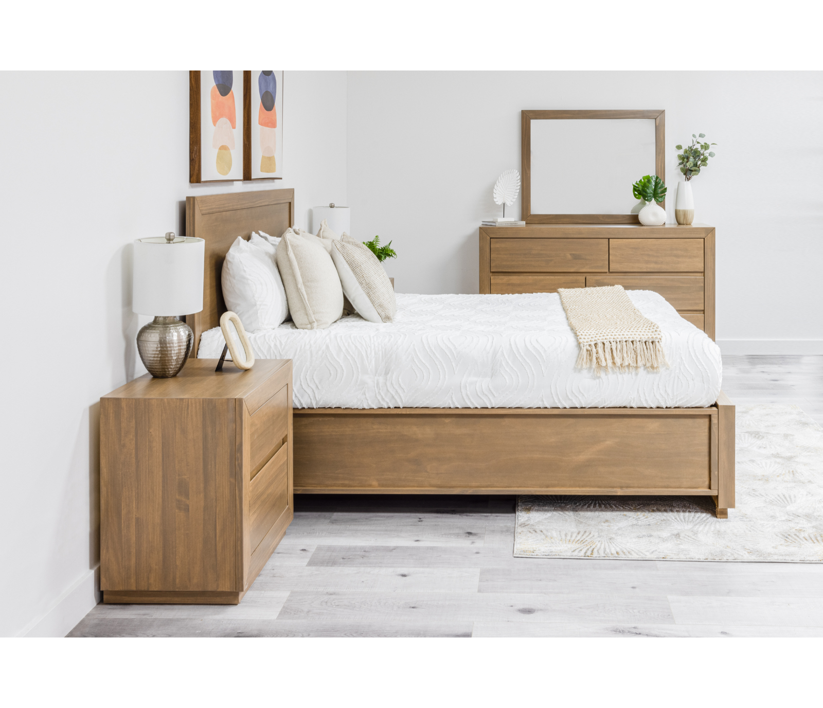 Wren Panel Storage Bed - Souffle - Custom