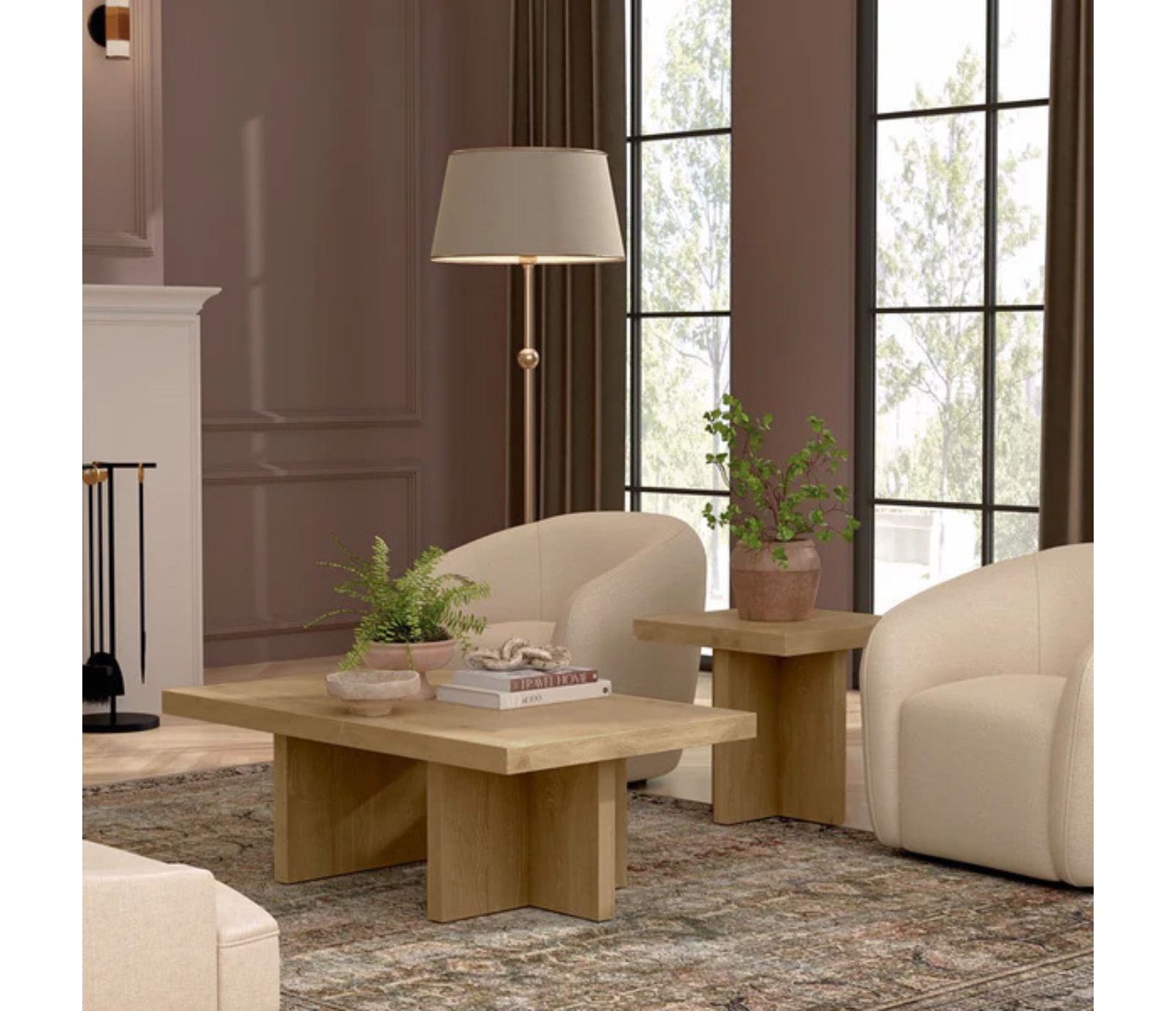 Dario Rectangular Coffee Table - Natural