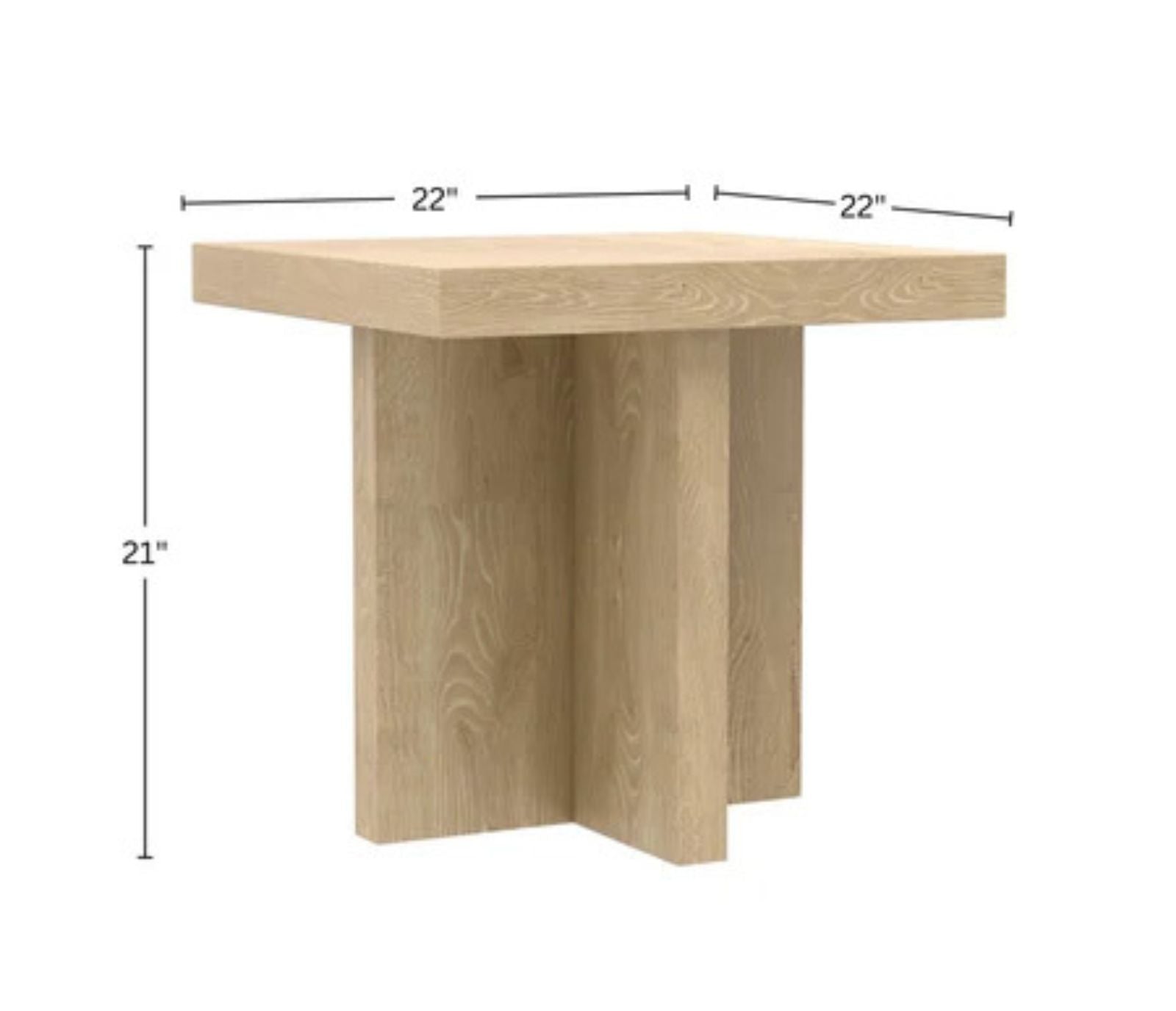 Dario End Table - Natural