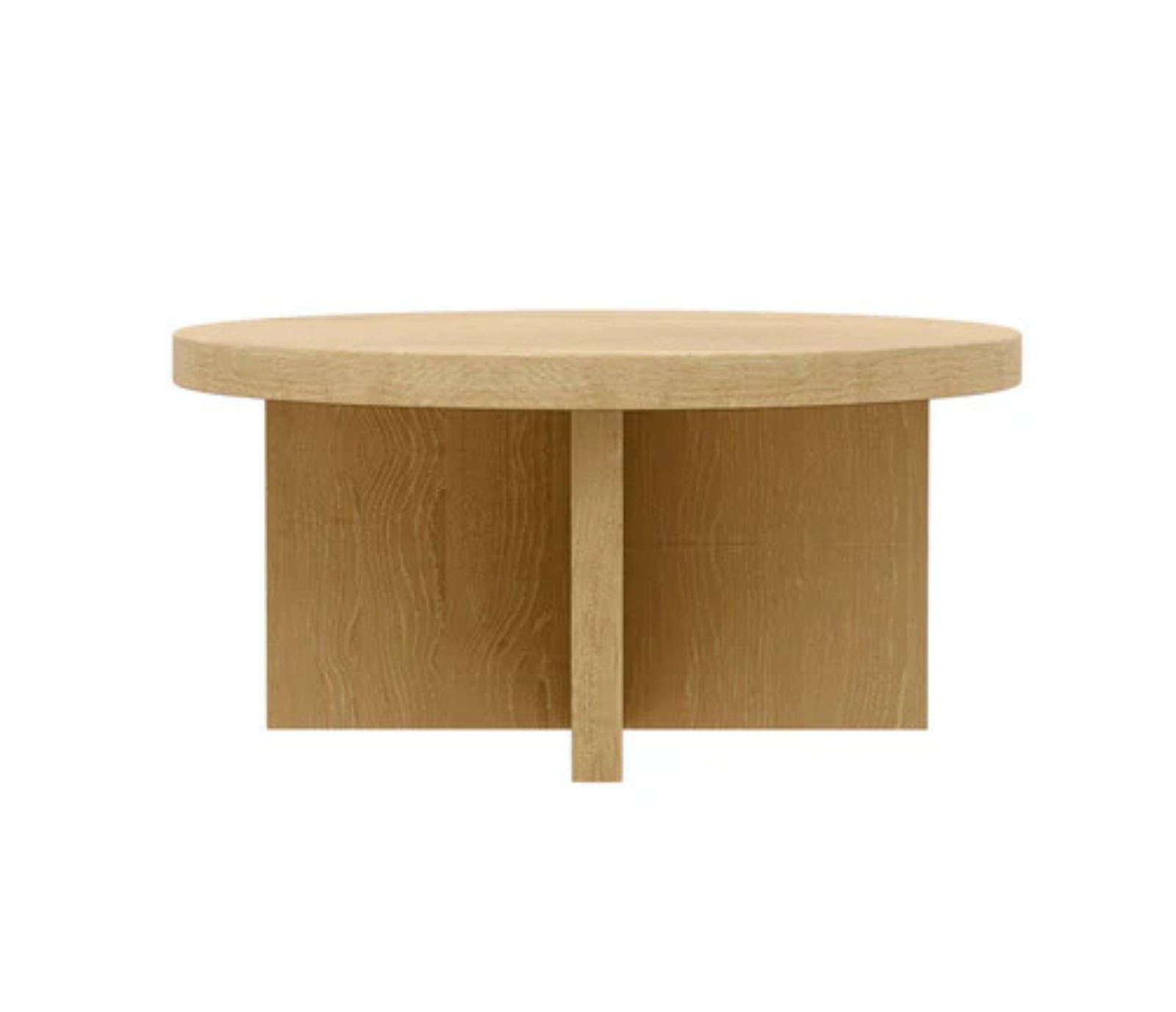 Dario Round Coffee Table - Natural