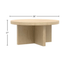 Dario Round Coffee Table - Natural
