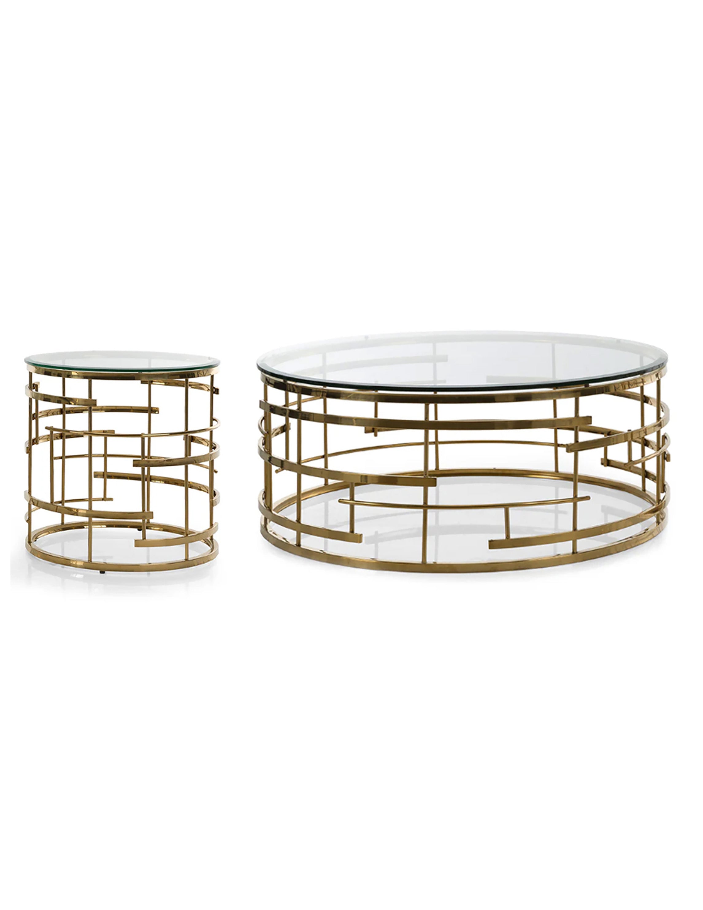 Dior 2 Piece Coffee Table & End Table
