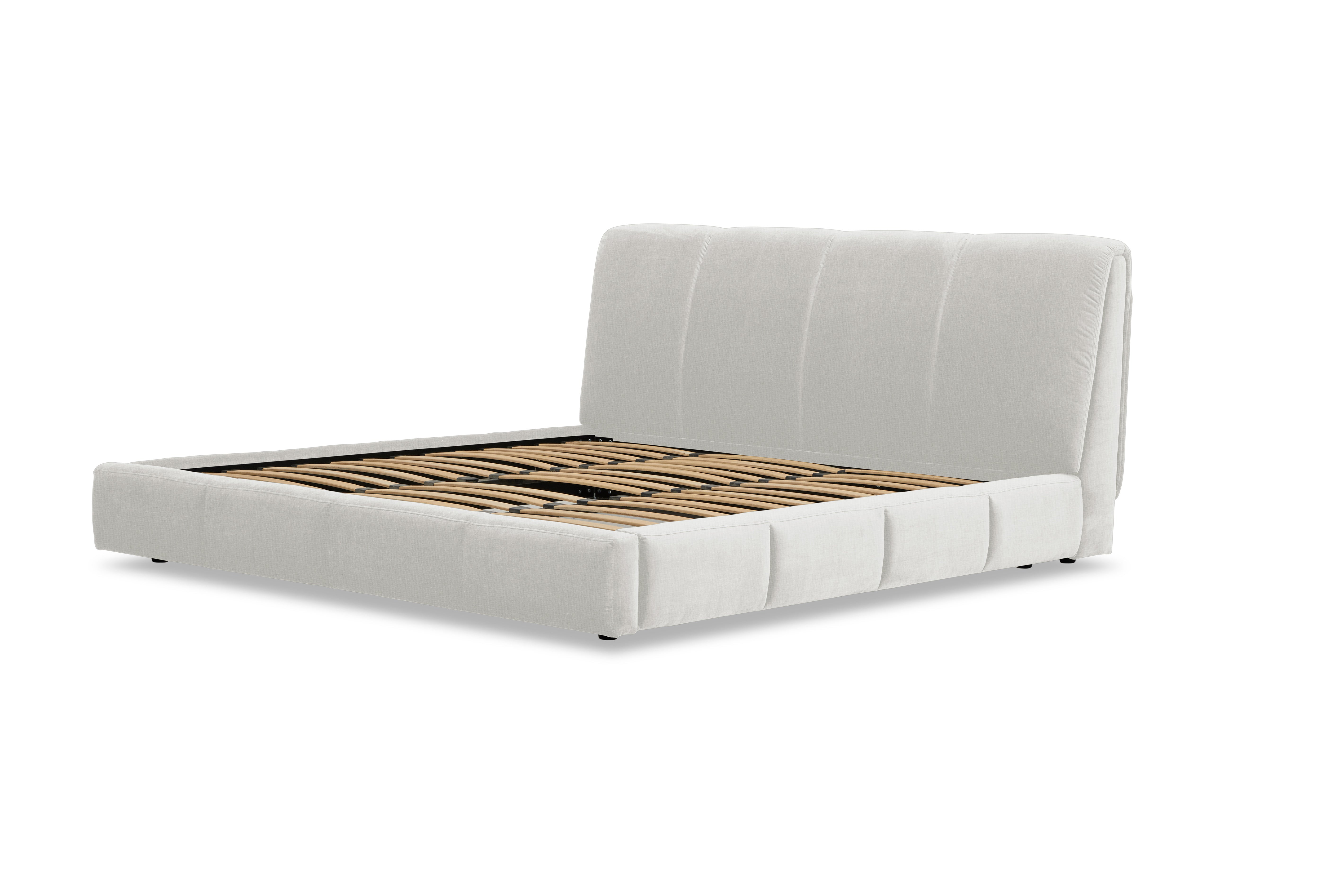 Dolce Upholstered Bed - Ivory Fabric