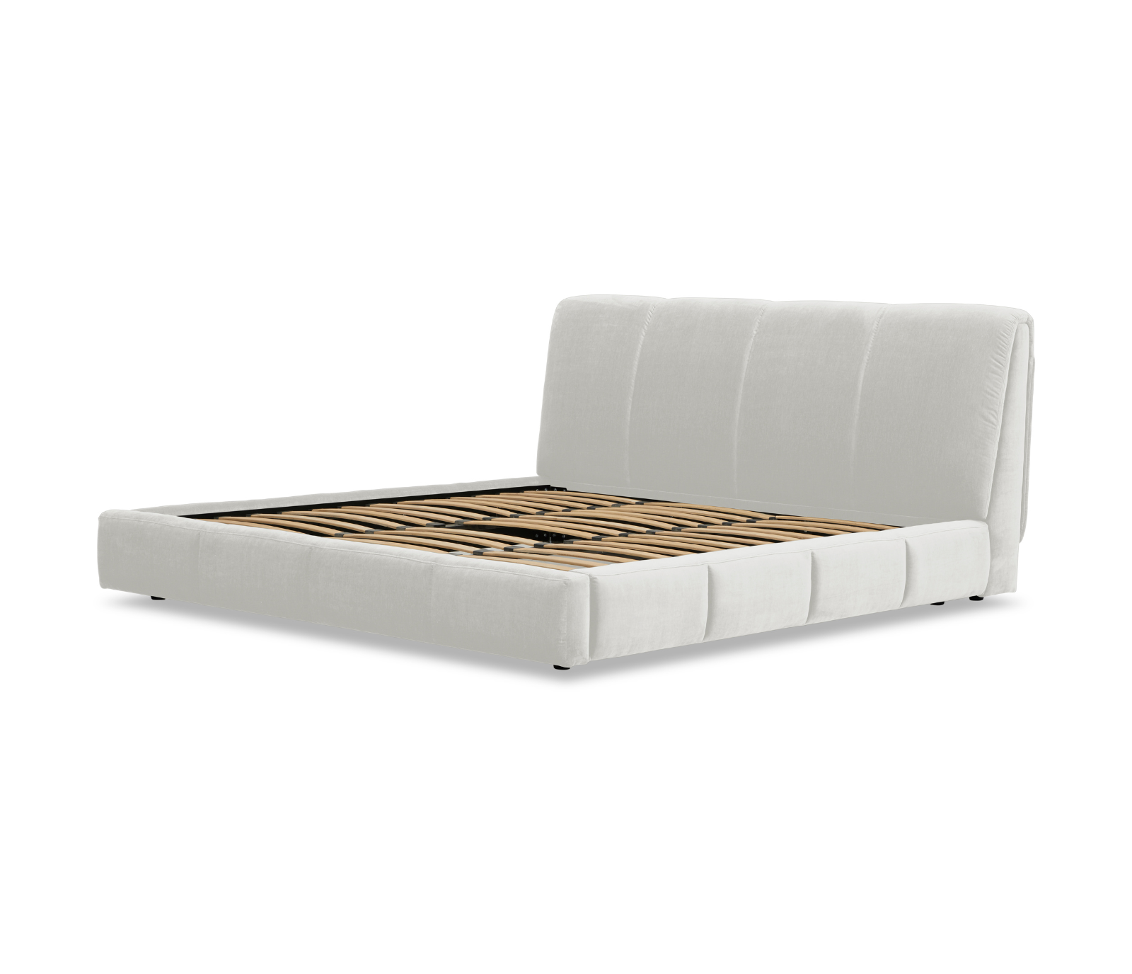Dolce Upholstered Bed - Ivory Fabric
