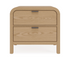Drake 2 Drawer Nightstand - Timber