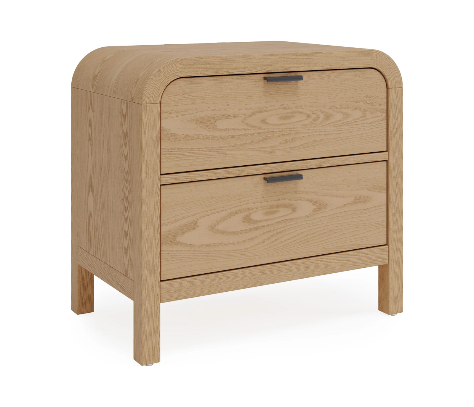 Drake 2 Drawer Nightstand - Timber