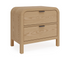 Drake 2 Drawer Nightstand - Timber