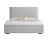 Drift Upholstered Bed w/ Lift Storage - Oyster Fabric