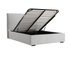 Drift Upholstered Bed w/ Lift Storage - Oyster Fabric