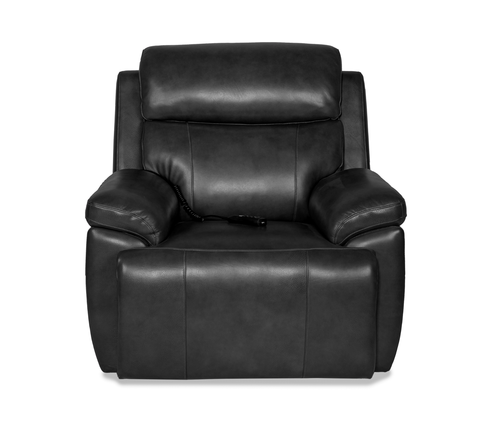 Dwight Chair - Triple Power & Massage - Black Leather