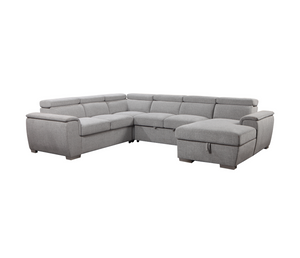 Eddie 4 Piece Sectional w/ Pull-Out Sleeper