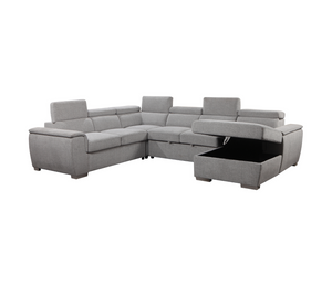 Eddie 4 Piece Sectional w/ Pull-Out Sleeper