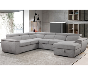 Eddie 4 Piece Sectional w/ Pull-Out Sleeper