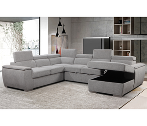 Eddie 4 Piece Sectional w/ Pull-Out Sleeper
