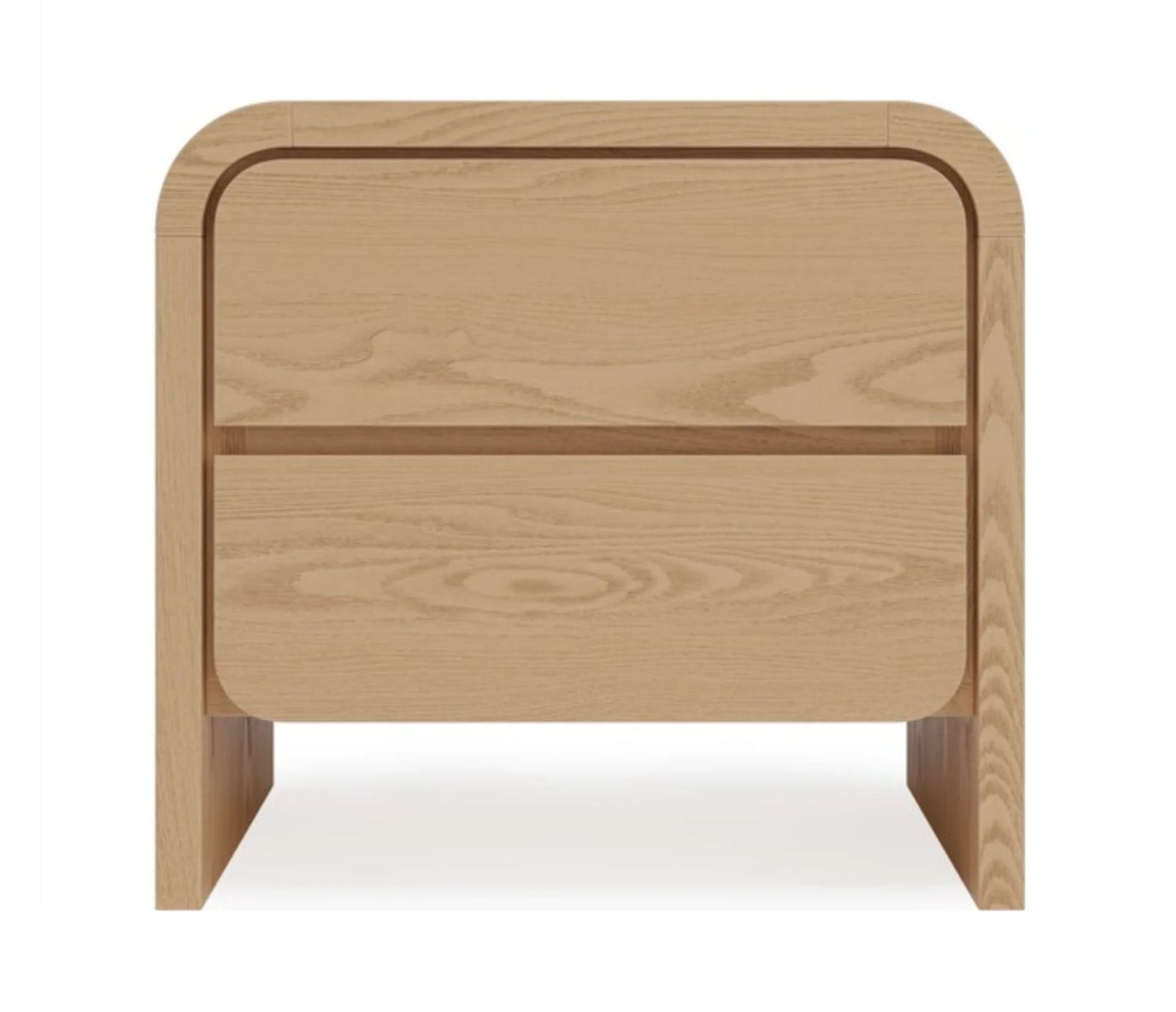 Elora 2 Drawer Nightstand - Timber