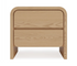 Elora 2 Drawer Nightstand - Timber