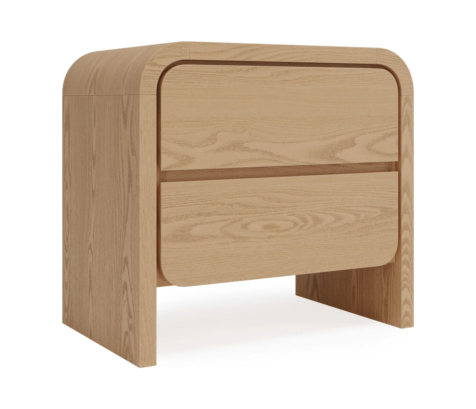 Elora 2 Drawer Nightstand - Timber