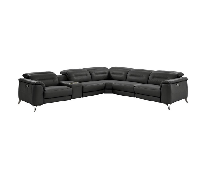 Encore 6 Piece Power Reclining Sectional - Grey