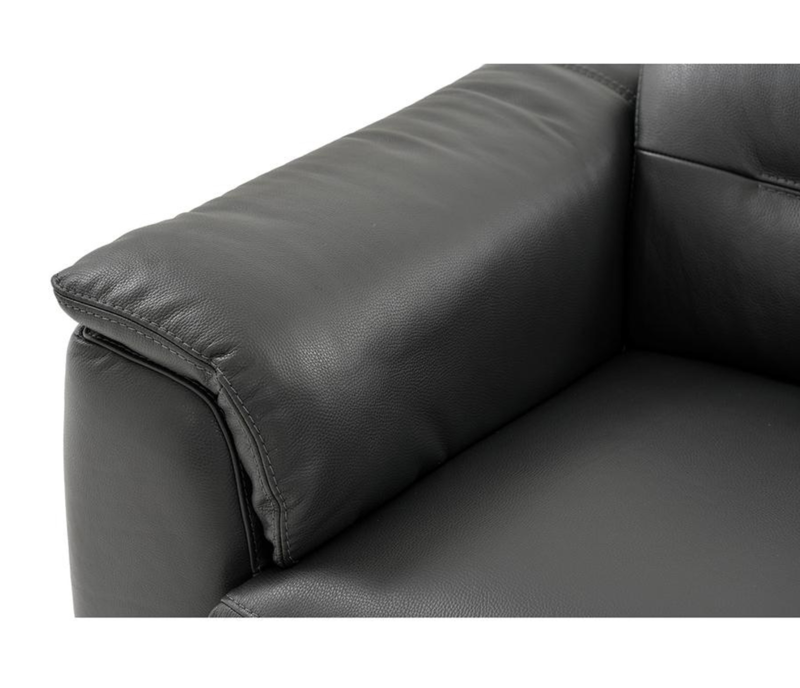 Encore 6 Piece Sectional - Power Reclining w/ Power Headrests - Shale Grey Leather