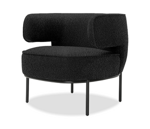 Finn Lounge Chair - Licorice Boucle