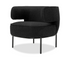 Finn Lounge Chair - Licorice Boucle Fabric