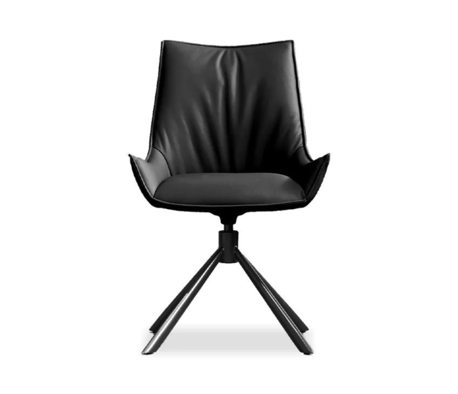 Giulia Swivel Side Chair - Black