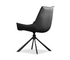 Giulia Swivel Side Chair - Black