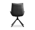 Giulia Swivel Side Chair - Black