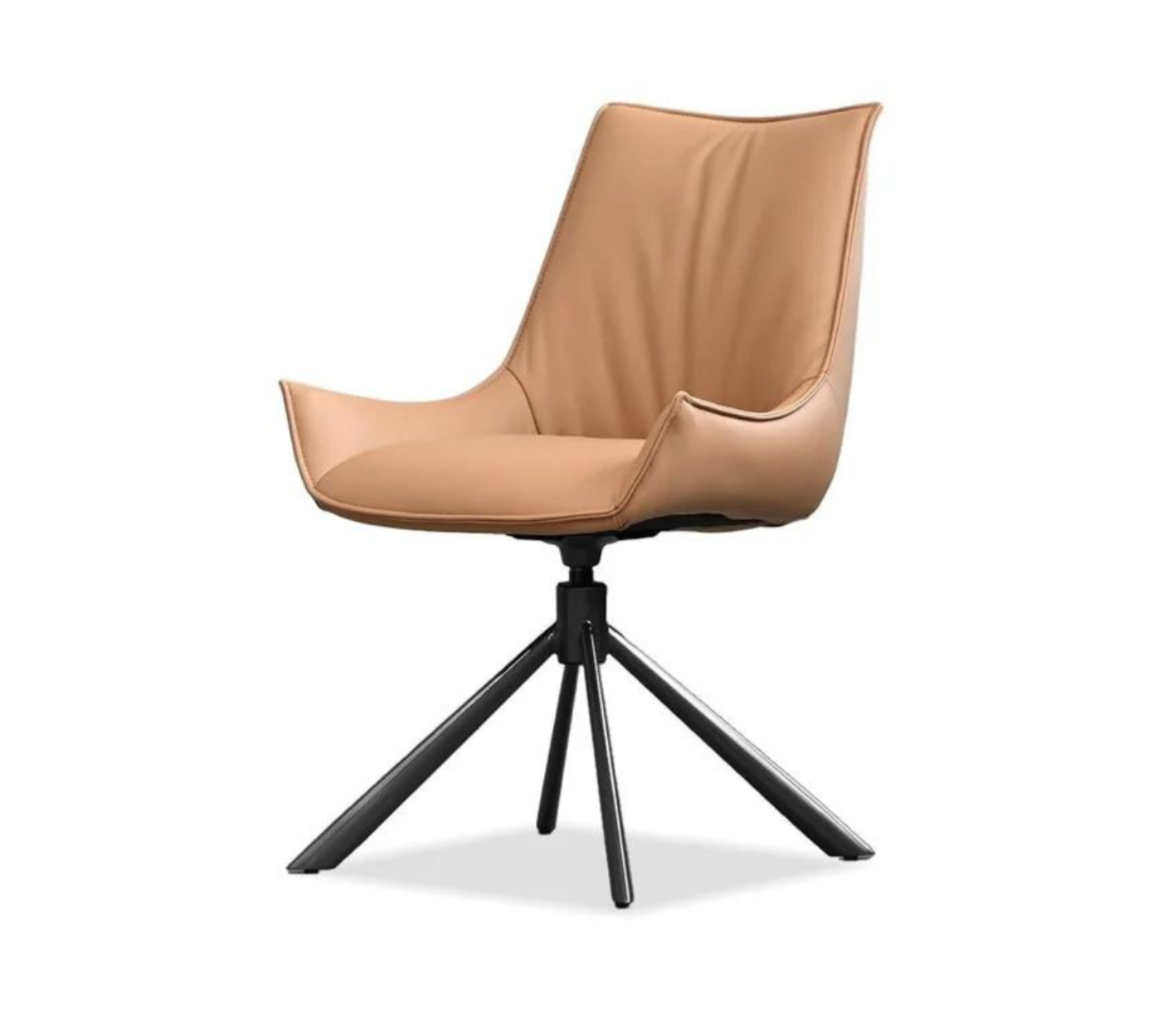 Giulia Swivel Side Chair - Golden Rum