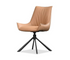 Giulia Swivel Side Chair - Golden Rum