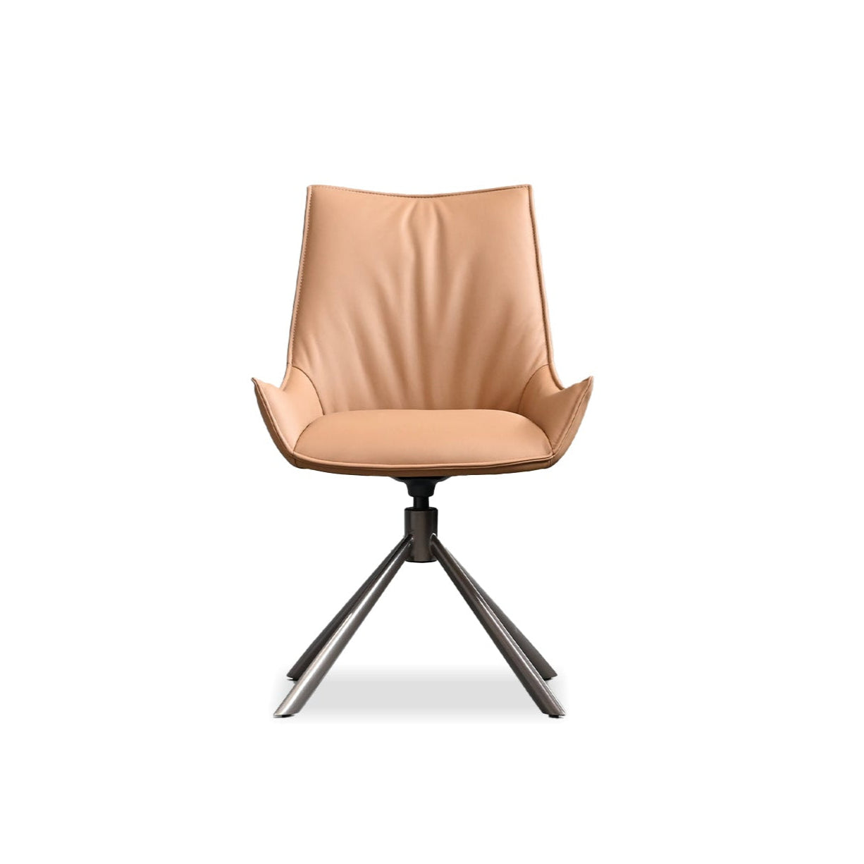 Giulia Swivel Dining Chair - Golden Rum
