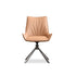 Giulia Swivel Dining Chair - Golden Rum
