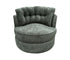 Globe Swivel Accent Chair - Fabric - Custom